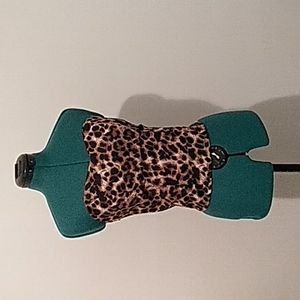 Large Leopard Print Ambiance Apparel Sleeveless Top